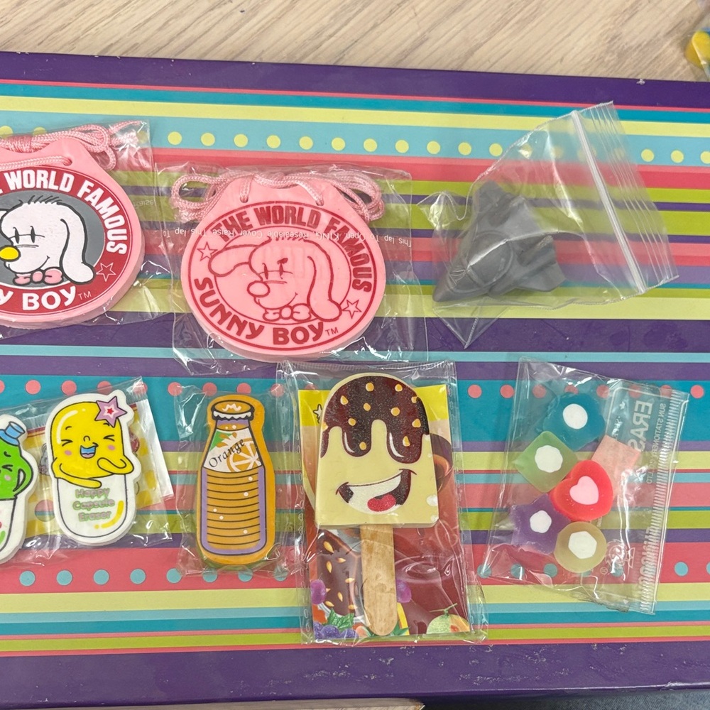 Colorful Cartoon Keychains and Accessories
